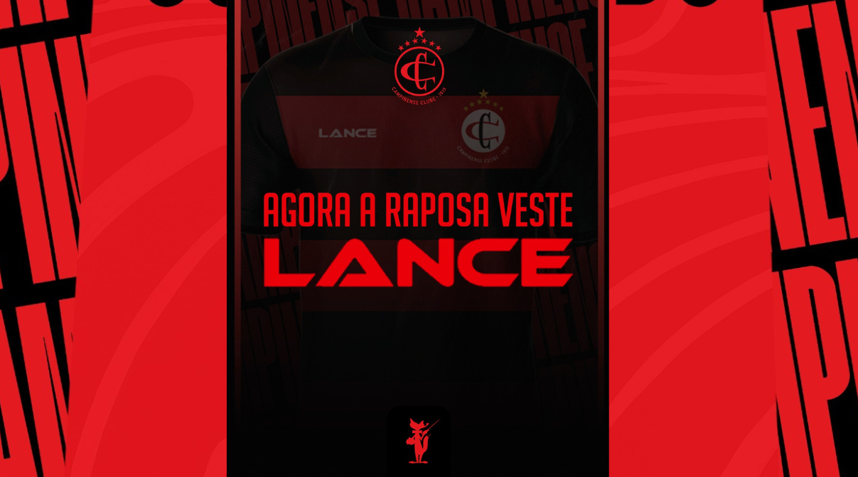 A Lance é a nova fornecedora de material esportivo do Campinense Clube